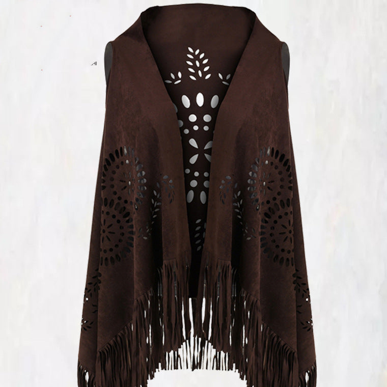 Variety Of Fashion Vest Europe And The United States Korean Style Hollow Shawl | Ginger Bear Boutique