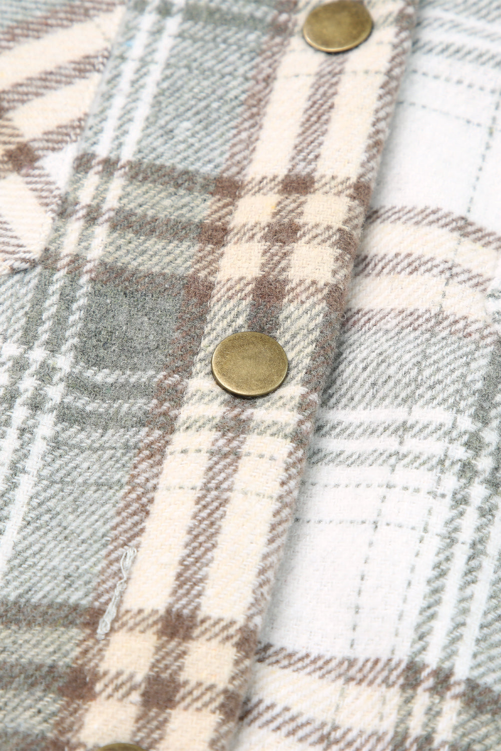 Sherpa Lined Hooded Gray Flannel Jacket | Ginger Bear Boutique