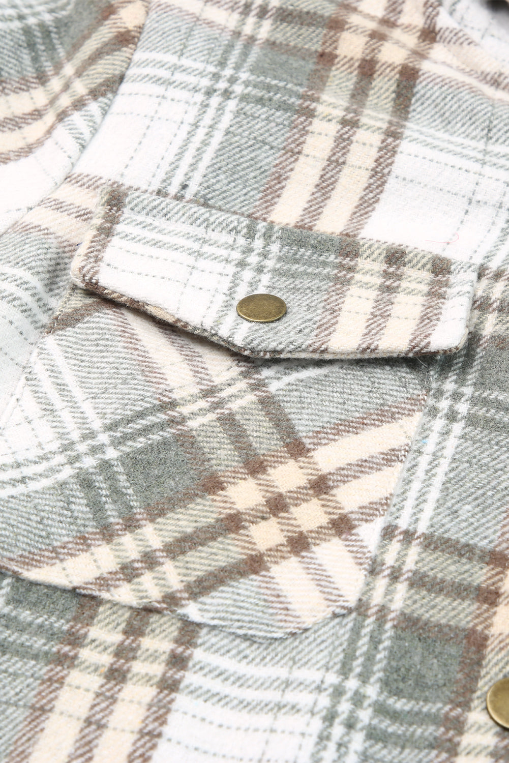 Sherpa Lined Hooded Gray Flannel Jacket | Ginger Bear Boutique