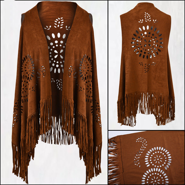 Variety Of Fashion Vest Europe And The United States Korean Style Hollow Shawl | Ginger Bear Boutique