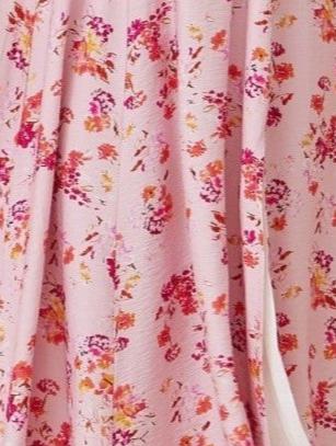 Beautiful Pink Floral Maxi Dress